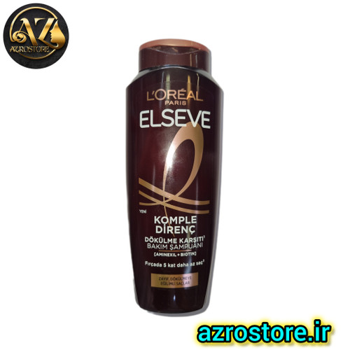 شامپو ضد ریزش لورال Loreal السیو حاوی بیوتین و آمینکسیل حجم 300 میل